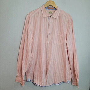 Tommy Bahama Men's Button-Up Shirt Size XL Multicolor 100% Cotton Long Sleeves